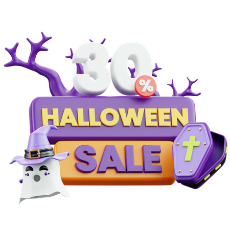 Vente d'Halloween  3D Icon