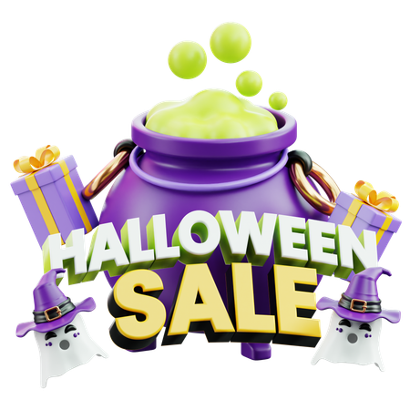 Vente d'Halloween  3D Icon