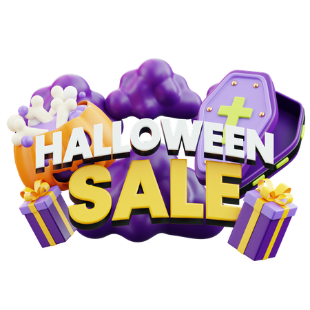 Vente d'Halloween  3D Icon