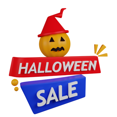 Vente d'Halloween  3D Icon