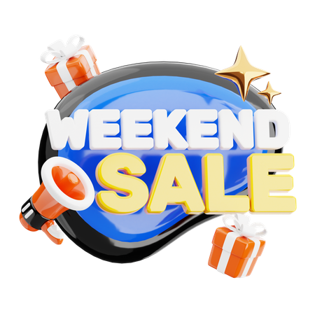 Vente du week-end  3D Icon