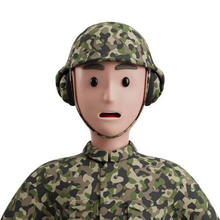 soldier face 3d rendering icon illustration 28574275 PNG