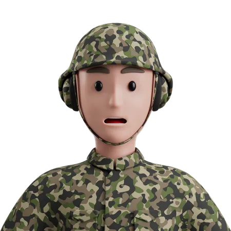 Military Personnel 3D Icon