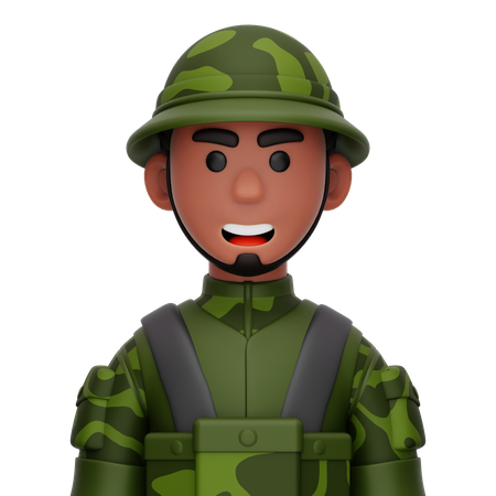Soldier  3D Icon