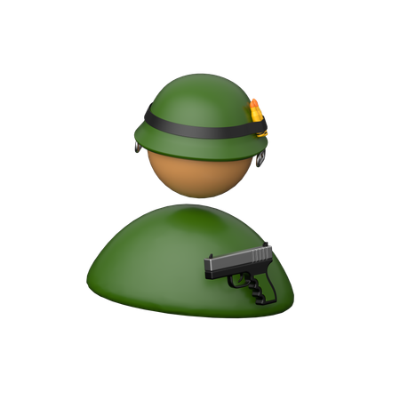 兵士  3D Icon