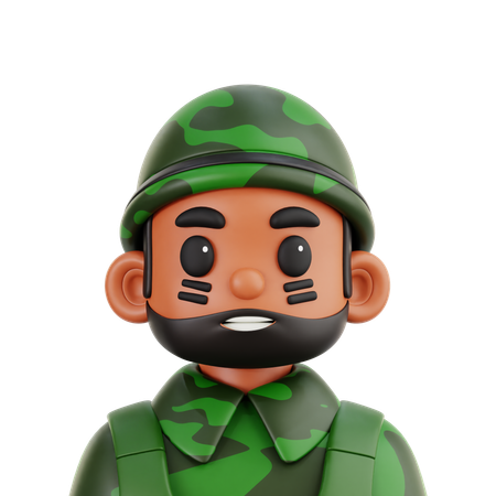 Soldier  3D Icon
