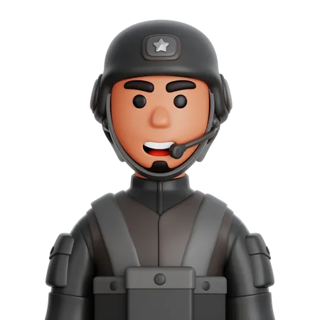 Soldier  3D Icon