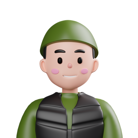 Soldier  3D Icon