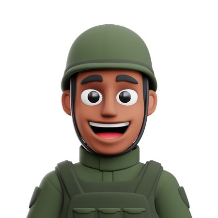 Soldier  3D Icon