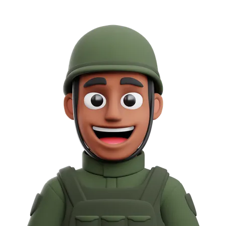 Soldier  3D Icon
