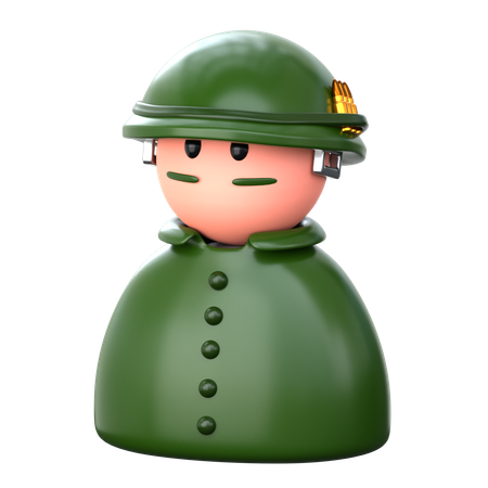 Soldier  3D Icon