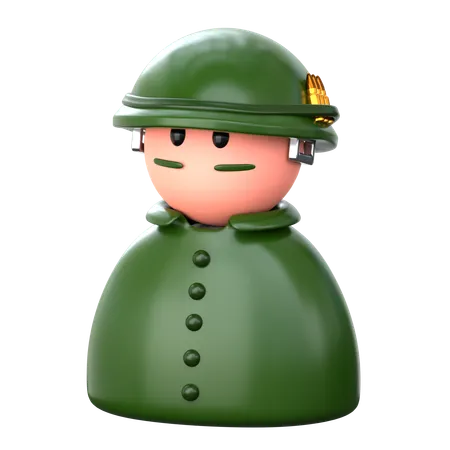 Soldier  3D Icon