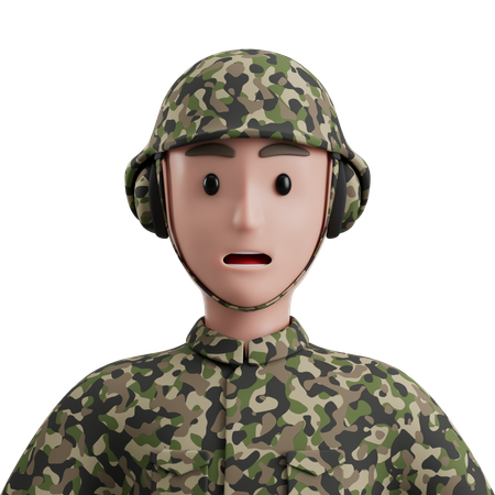 Soldier  3D Icon