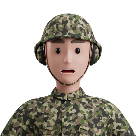 Soldier  3D Icon