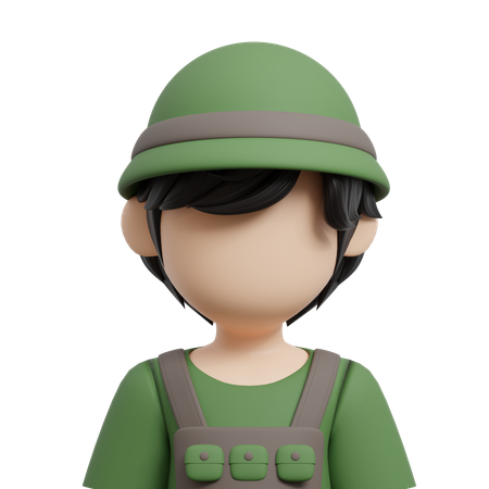 Soldier  3D Icon