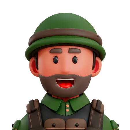 Soldier  3D Illustration