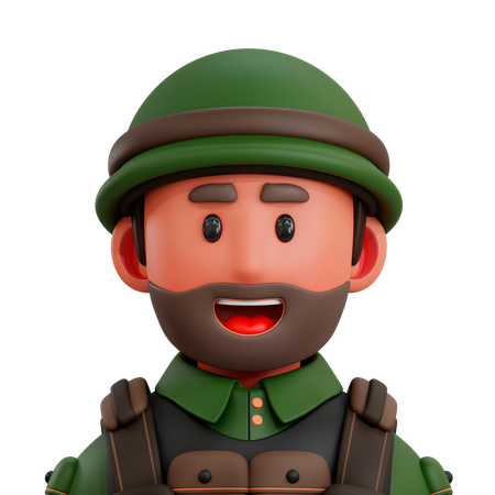 Soldier  3D Illustration
