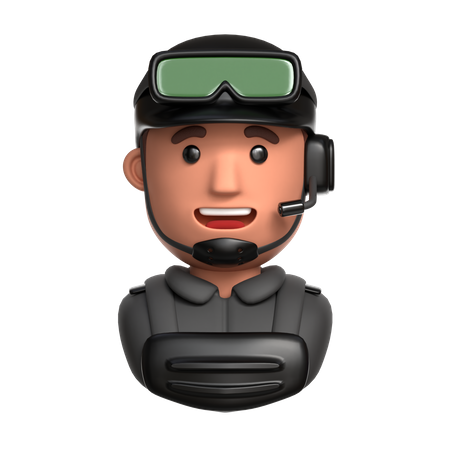 Soldier 3D Illustration