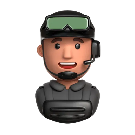 Soldier 3D Illustration