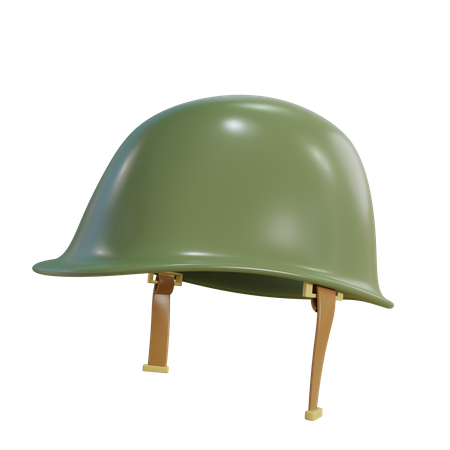 Soldier Helmet  3D Illustration