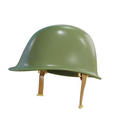 Soldier Helmet 3D Illustration