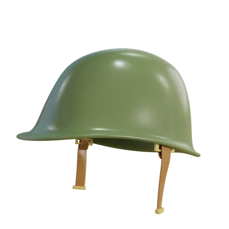 Soldier Helmet 3D Illustration