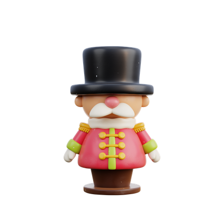 Soldier Nutcracker  3D Icon