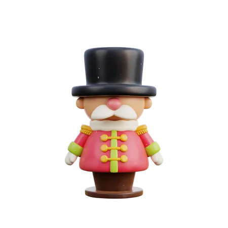 Soldier Nutcracker  3D Icon