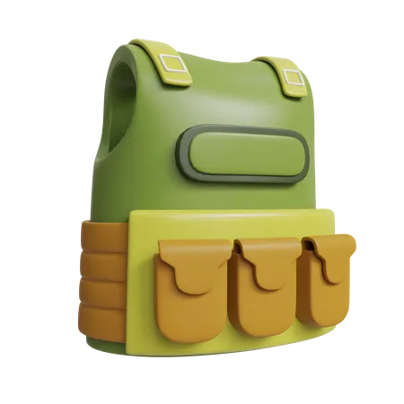 Soldier Vest  3D Icon