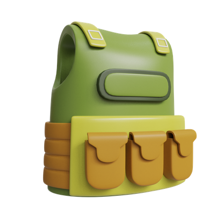 Soldier Vest  3D Icon