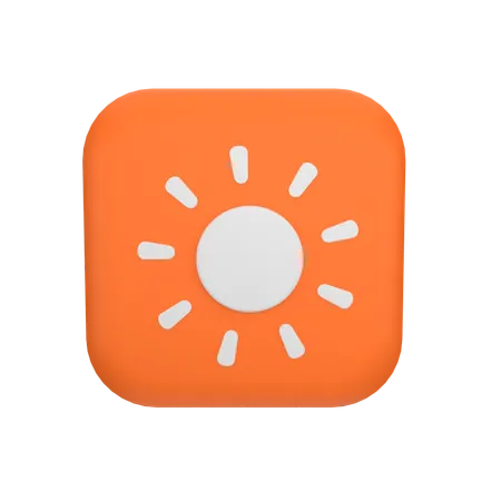 Soleil  3D Icon