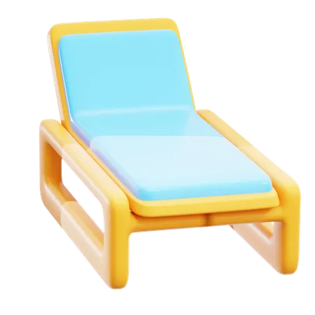 Bain de soleil  3D Icon