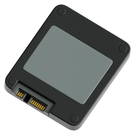 ソリッド ステート ドライブ (SSD)  3D Icon