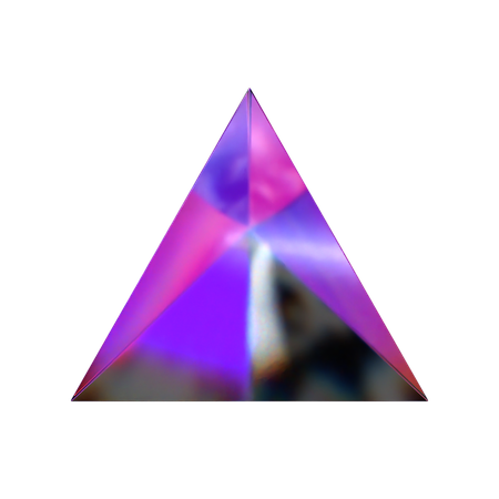 Solid Triangle  3D Icon