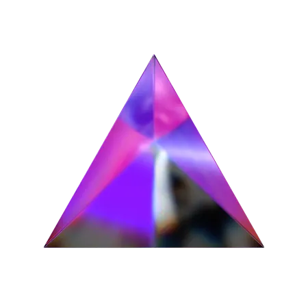 Solid Triangle  3D Icon