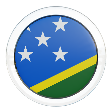 Solomon Islands Flag  3D Icon