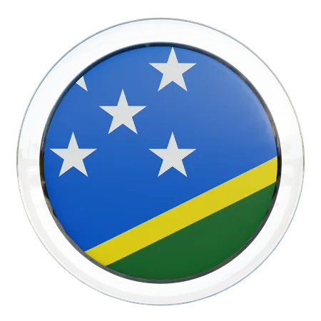 Solomon Islands Flag  3D Illustration