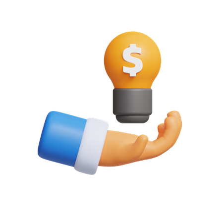 Solución financiera  3D Icon
