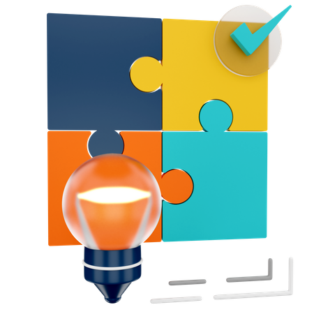 Solution  3D Icon