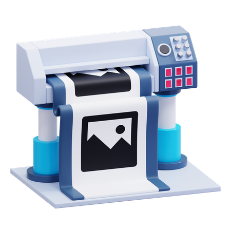 Solventdrucker  3D Icon