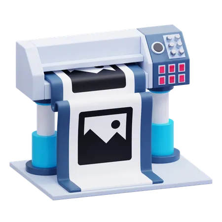 Solventdrucker  3D Icon