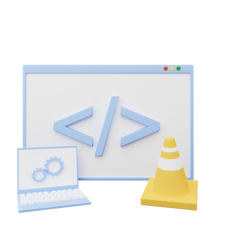 Solving website error  3D Icon