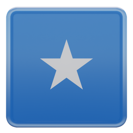 Somalia Flag  3D Illustration