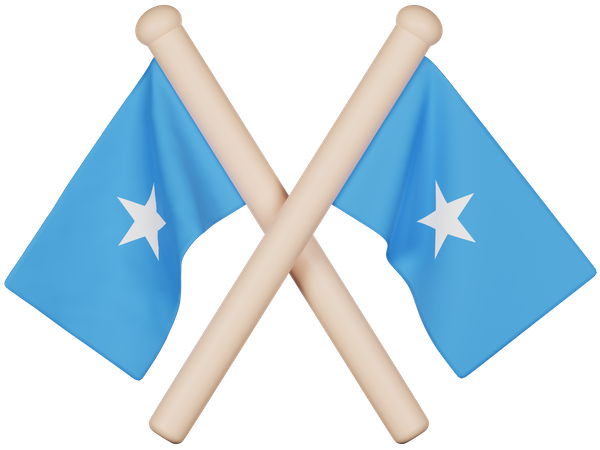 Somalia Flag  3D Icon