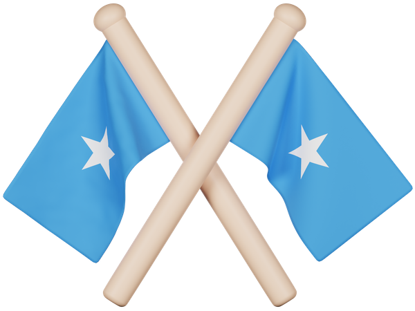 Somalia-Flagge  3D Icon