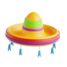 3d sombrero emoji