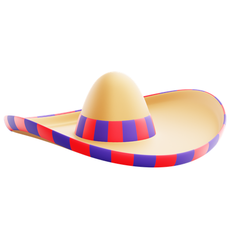 Sombrero  3D Icon