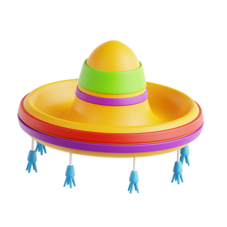 Sombrero  3D Icon