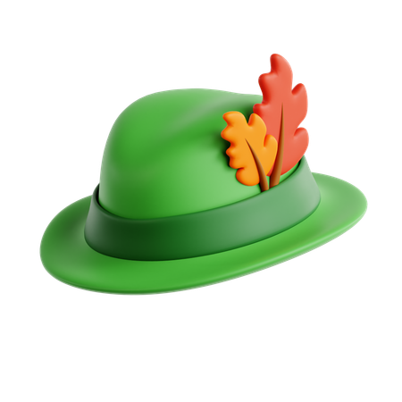 Sombrero alpino  3D Icon