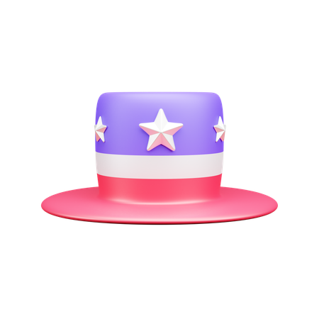 Sombrero americano  3D Icon